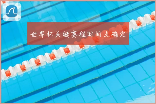 世界杯关键赛程时间点确定