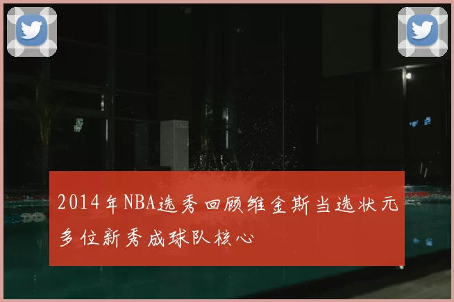 2014年NBA选秀回顾维金斯当选状元多位新秀成球队核心