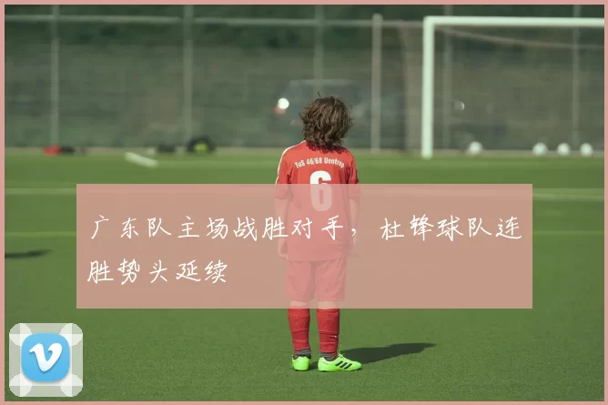 广东队主场战胜对手,杜锋球队连胜势头延续